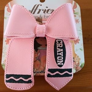 Crayon Cheer Hair Bow